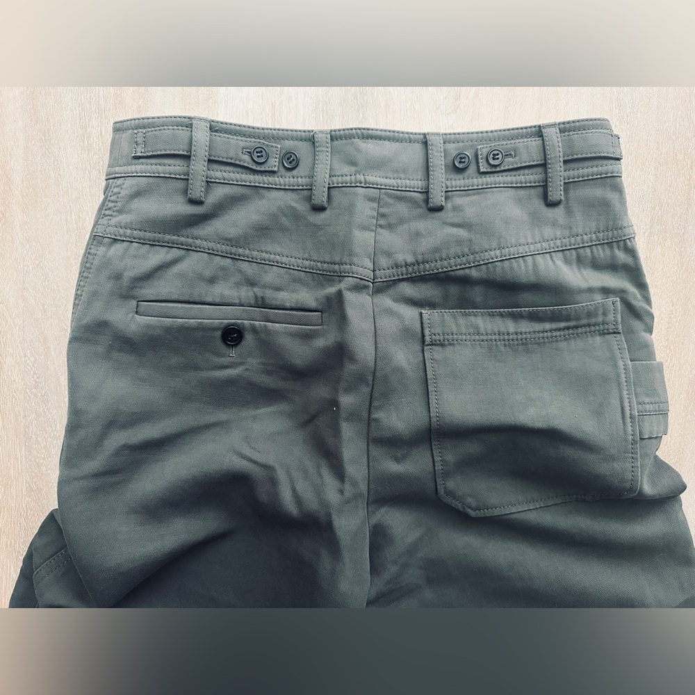 THEORY Women Dark Olive trousers - Picture 3 of 5